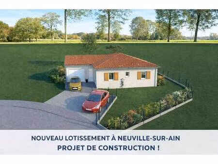 terrain avec maison neuve à vendre