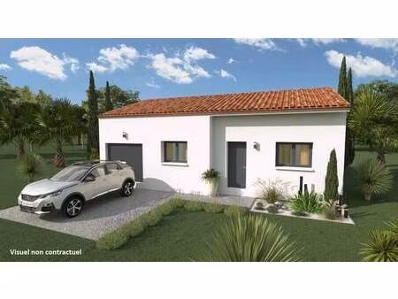 terrain avec maison neuve à vendre