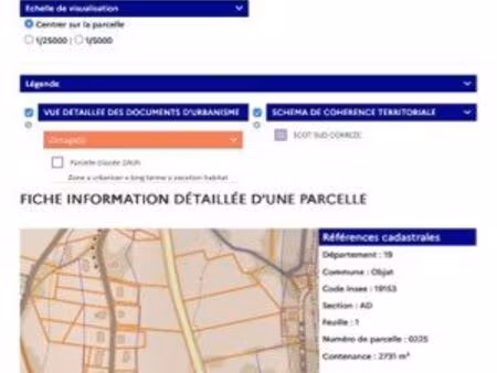 terrain à vendre – opportunité rare à objat (corrèze)