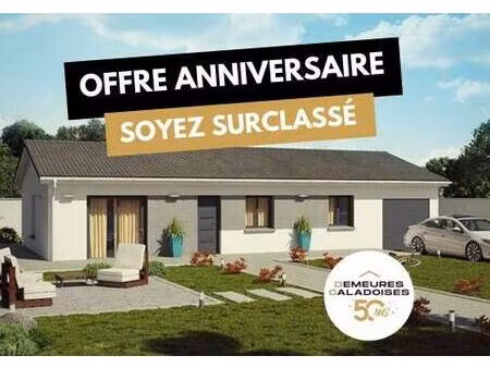 terrain avec maison neuve à vendre