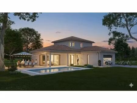 terrain avec maison neuve à vendre