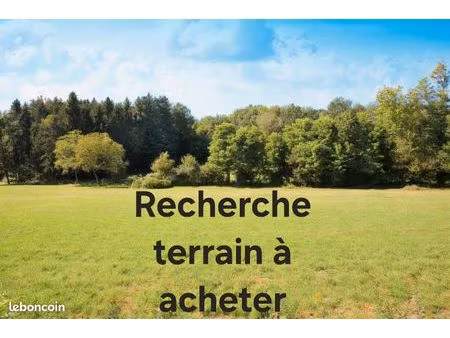 recherche terrain à acheter