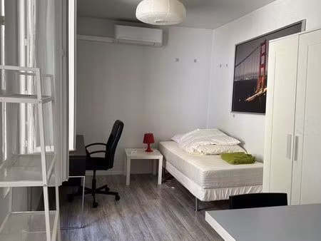 studio climatisé avec terrasse fac de médecine