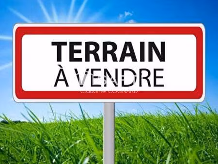 terrain constructible à vendre