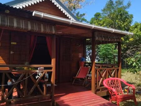 a louer chalet t2 dans grand jardin quartier calme 5 minutes de la 4 voies