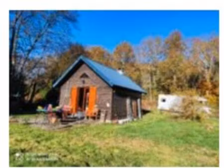 terrain aménagé  chalet ruisseau