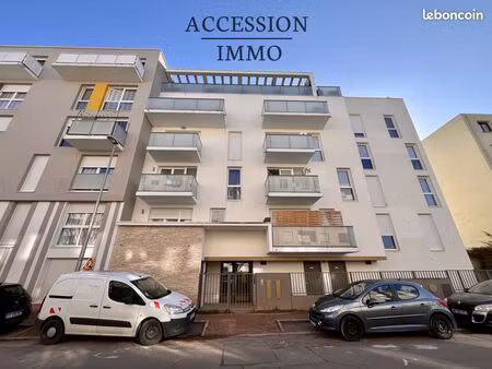 appt t4/3 dijon drapeau - charmette récent 76 m² 2/3 chambres terrasse sud 31 m² garage