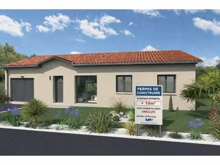 terrain avec maison neuve à vendre