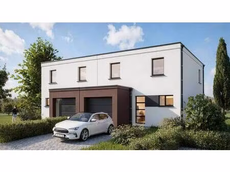 terrain avec maison neuve à vendre