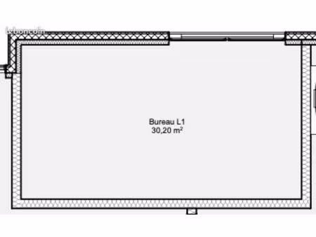 bureau 30 m²