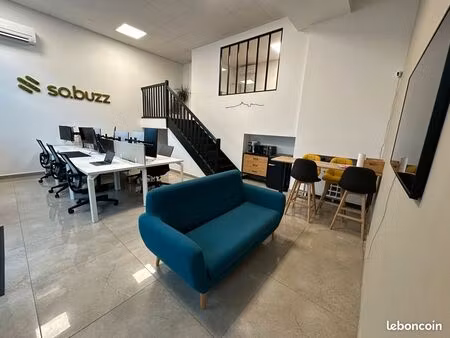 bureaux 50m2 en rdc avec parking - secteur joliette/panier