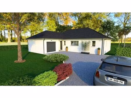 terrain avec maison neuve à vendre