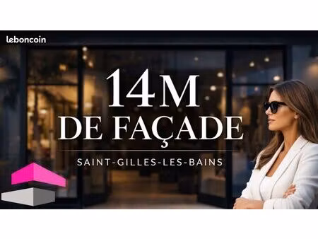 boutique 200 m² saint gilles les bains