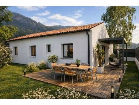 terrain avec maison neuve à vendre