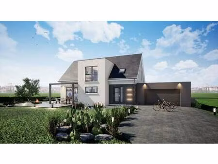 terrain avec maison neuve à vendre