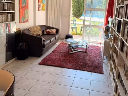 t3 duplex avec piscine + parking sous sol-72m²- bourg de péage