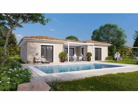 terrain avec maison neuve à vendre