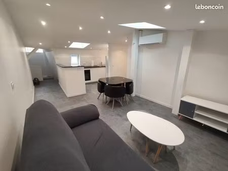 t2 meublé 44.34 m² – centre-ville dreux – très bon état – lumineux