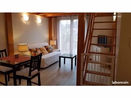 charmant appartement t1 bis en rez de chaussé entièrement meublé avec grande terrasse et c