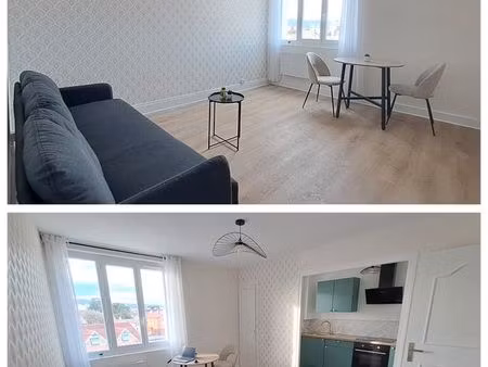 t2 rénové & meublé - grand charran - calme & lumineux