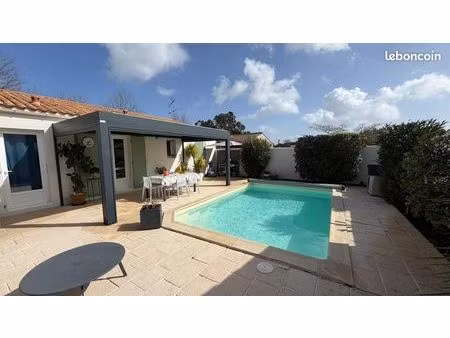 île de ré – maison 3 chambres avec piscine chauffée – 85 m² au total
