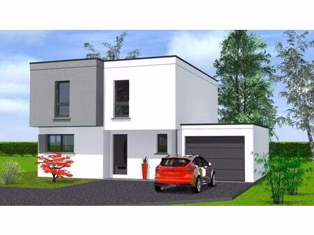 terrain avec maison neuve à vendre