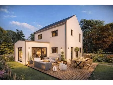terrain avec maison neuve à vendre