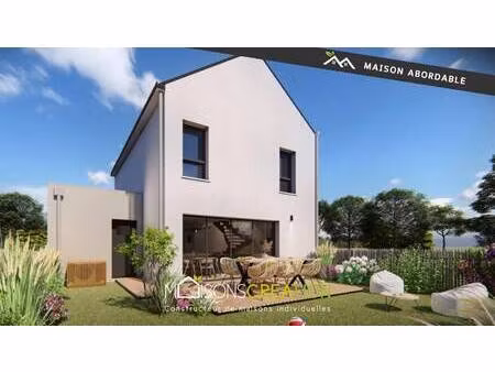 terrain avec maison neuve à vendre