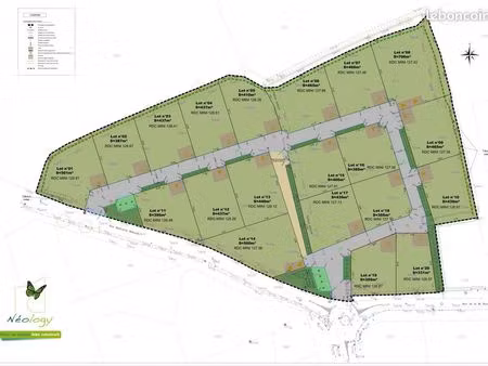 terrain 400 m² chatelaudren plouagat