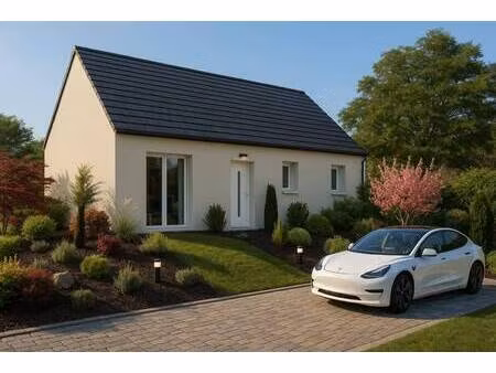 terrain avec maison neuve à vendre