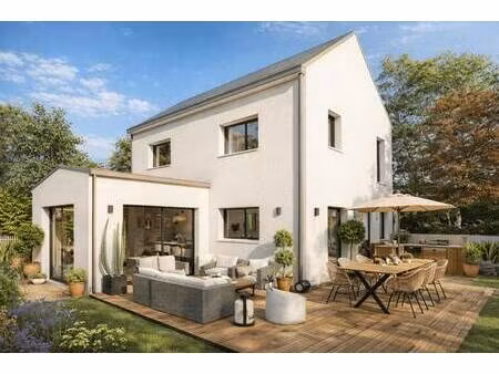 terrain avec maison neuve à vendre