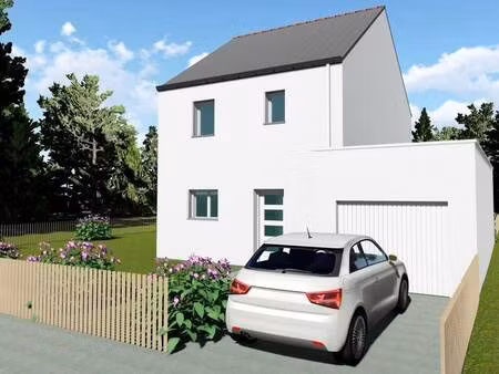 terrain avec maison neuve à vendre