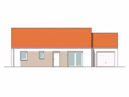 terrain avec maison neuve à vendre