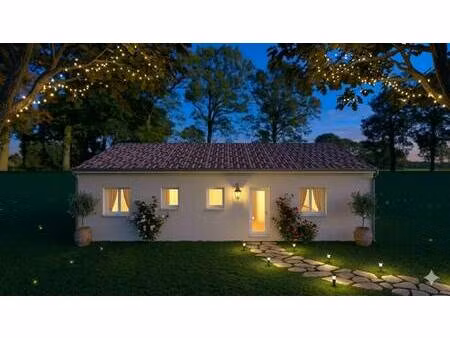 terrain avec maison neuve à vendre