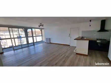 t4 lumineux centre-ville avec terrasse et garage