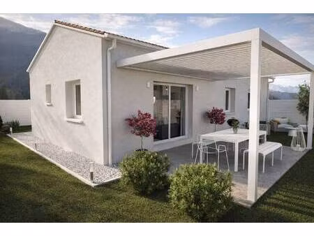 terrain avec maison neuve à vendre