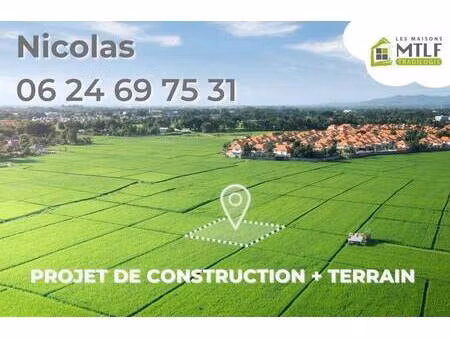 terrain constructible à vendre