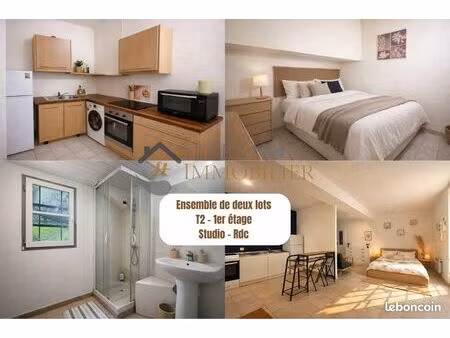 immeuble 3 pièces 69 m²
