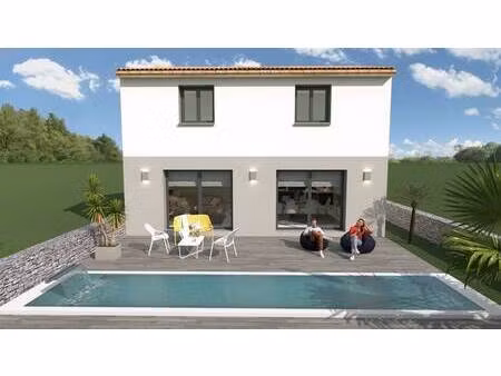 terrain avec maison neuve à vendre