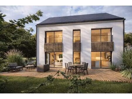 terrain avec maison neuve à vendre