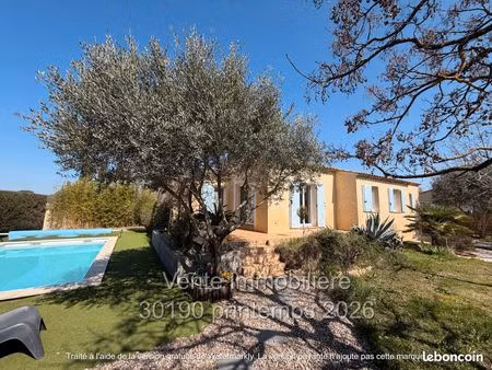 maison plain-pied - saint-chaptes - 6 pièces - 120 m2 - particulier