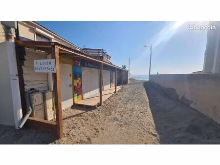 rare  local commercial  commerce 40m² bord de mer