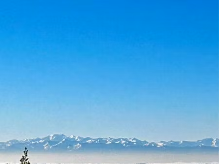 terrain viabilisé 1723 m² – vue pyrénées – permis accordé