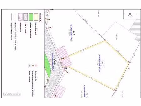 terrain 491 m² roinville