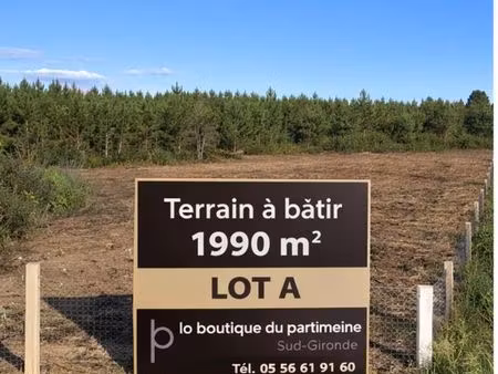 terrain 1990 m² gans