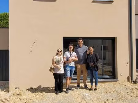 terrain avec maison neuve à vendre