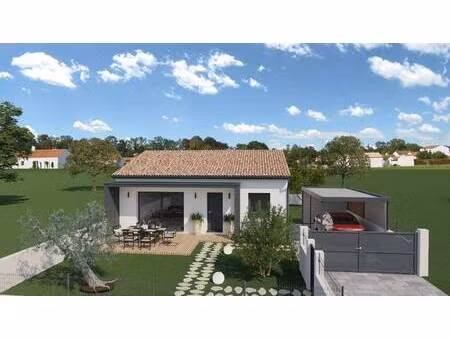 terrain avec maison neuve à vendre
