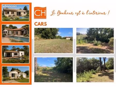 terrain 1 000 m² cars