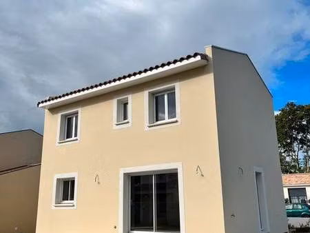 terrain avec maison neuve à vendre