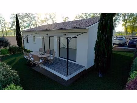 terrain avec maison neuve à vendre